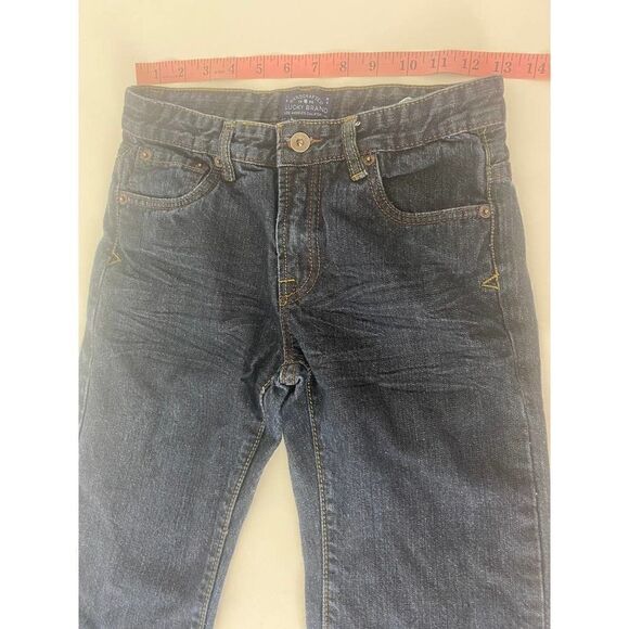 Lucky Brand Billy Straight Jeans Blue - Kids Size 12 - Picture 8 of 11
